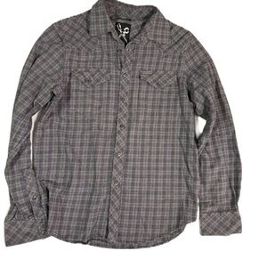 Marc Ecko cut & sew long sleeve flannel men’s medium M